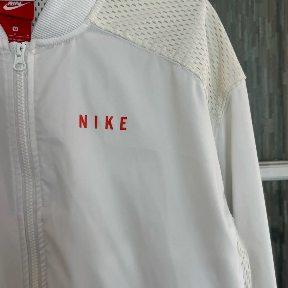 Nike Women's White Bomber Jacket - Picture 2 of 13
